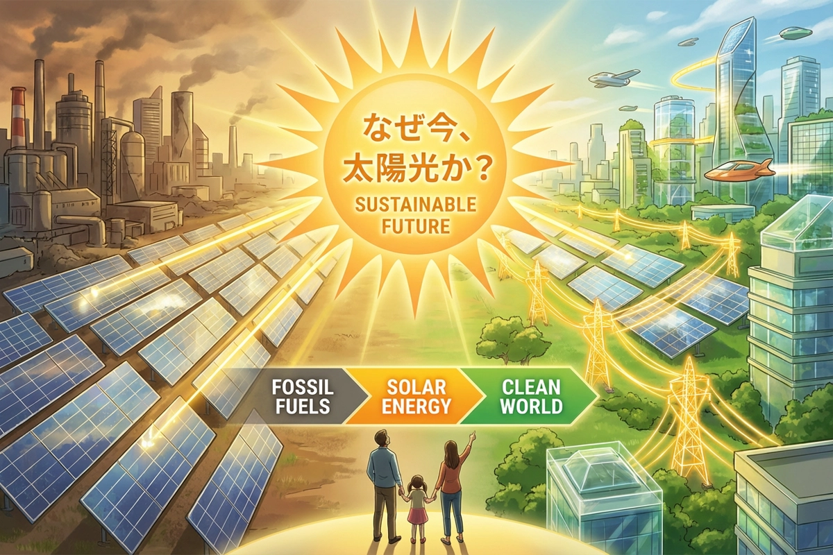 なぜ太陽光発電が今注目されているのか